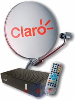 Kit Claro TV Livre Vivensis - Miniparabólica e Receptor Digital SD