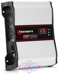 Mdulo Amplificador de Potncia Taramp's DSP 1600 Classe D1600 W RMS 1 Canal 2 OHMS com Voltmetro embutido