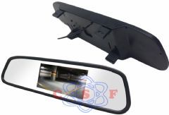 Retrovisor Monitor LCD 4,3"Interno E-TECH 2 Entradas AV Acionamento Automtico para Cmera de R
