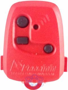 Controle Remoto Transmissor Porto TX 3C Peccinin para Porto Eletrnico 433,92 MHz Vermelho