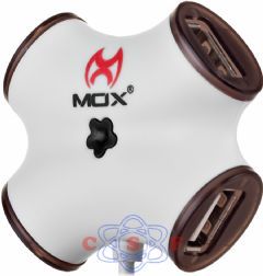 Adaptador Switch mini Hub USB 1 porta entrada USB+4 portas saída USB fêmea MOX MO-H1