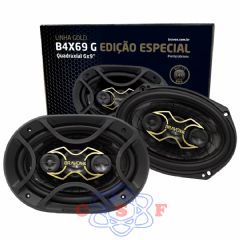 Alto Falante Bravox B4X69 Gold 6x9"140 Watts 4 Ohms Kit duas peças