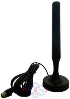 Antena Interna TV Digital Xtrad HDTV 3,5DB Base com imã cabo 3,5 metros GB0002