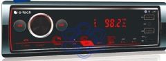 Auto Radio Mp3 Automotivo E-tech Combat New com Botão Touch Screen Usb Sd Aux Funcão Usb para Carregar Celular