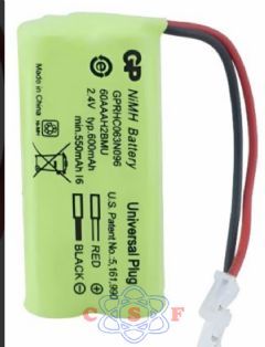 Bateria Telefone GP 2,4 Volts 600 mha 60AAA MU telefone sem Fio