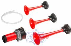 Buzina três cornetas Horn DL 38 B