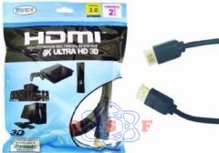 CABO HDMI Alltech 2 Metros Versão 4K Ultra HD 3D 2.0 com Filtro