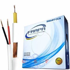 Cabo Coaxial Megatron 4mm 80% Malha Camera Segurança