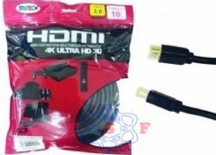 Cabo Hdmi Alltech 10mts Versão 2.0 4K Ultra HD 3D com Filtro