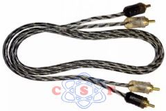 Cabo RCA 2+2 Taramp´s Stereo Plus Injetado 1 metro