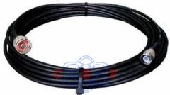 Cabo de Descida RG 58 elditec 10m para Antena De Telefone Celular Rural Conector N Macho + TNC Machho ELD CD 5815