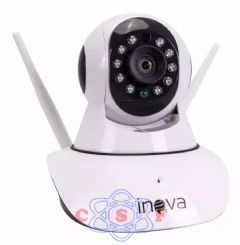 Câmera Smart Inova Sem Fio Wireless Giratória 2 Antenas CAM 5700 Tipo Robozinho