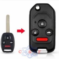 Chave Canivete Honda Civic Fit Crv City Modelo Original 3 Bt - LShopM