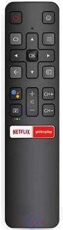 Controle Remoto TV TCL Smart Led 4K com Netflix Globoplay Lelong LE-7410 = Maxx 9071