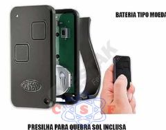 Controle Remoto Transmissor Portão Rossi NTX HS Rolling 433,92 MHz Preto Modelo 2016 em Diante