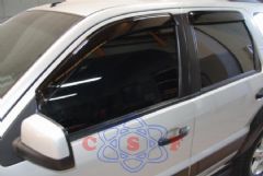 Defletor/Calha Acrílica de Chuva Ecosport 2003/2010 4 Portas TG Poli 21.006