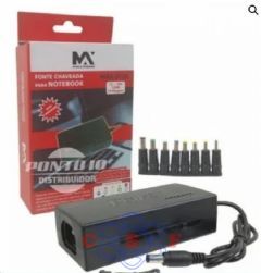 Fonte Universal Maximidia Carrgador Notbook 12Volts a 24Volts 120w com 10 Plugues