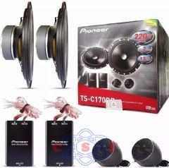 Kit Duas Vias Falante Pioneer TS-C 170BR 6" 120W nominal 4 Ohms