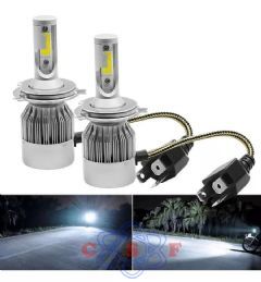 Kit Lâmpada Farol Ultra Led Gold ORPARTS H4 32W 12V/24V 6000K 6000 Lumens