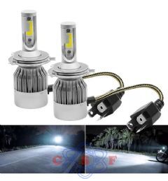 Kit Lmpada Farol Ultra Led Gold ORPARTS H4 32W 12V/24V 6000K 6000 Lumens