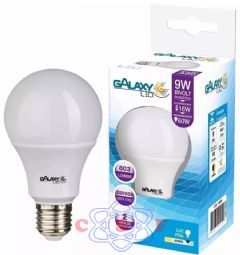 Lâmpada Bulbo Led A60 9w 6500k Branca Fria Galaxy 1009R