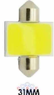 Lampada led torpedo 6 Led´s 5050 31mm Branco Unitario