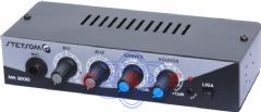 Mixer Stetsom MA 1200 com entrada AUX RCA/P2/Microfone saída RCA e Fio