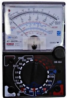 Multimetro Analogico Alltech At 360 TR E-L-B led buzzer