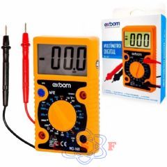 Multímetro Digital EXbom md 160 Portátil com visor Lcd Multiteste com Bip