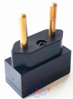 Pino Força Adaptador 1entrada 2P+1saida 3P+2Lamina NBR 10A Preto