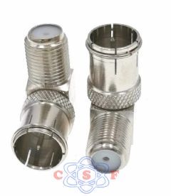 Plug F Macho Rosca + F Femea Engate Metal 90º