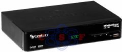 Receptor Century MídiaBox Smart C5 Satélite Analógico, Digital (DVB-S) e Digital de Alta Definição (DVB-S2)