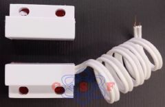 Sensor Magnético Stilus Mini Sobrepor com Fio e Adesivo Dupla Face Modelo MSA para Central de Alarme