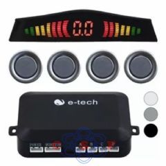 Sensor de Estacionamento TAY-TECH 4 Pontos Prata
