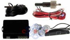 Sensor de Estacionamento/Ré GBL 5800 com quatro pontos e Visor de Leds Prata