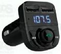 Modulador Transmissor FM Bluetooth Automex com Duplo USB e Microfone ALC 183