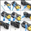 Alicate Crimpagem Rj45 Rj11 Rj12 Cabo Rede Conector Vazado FRM-ACN 205