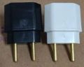 Adaptador Entra 2 Pinos 10 Amperes Sai Femea 10 Amperes com Proteo Aba Preto