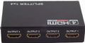 Chave Splitter hdmi entra 1 HDMI com 4 Saida HDMI 1080P 1,4 3D Fonte alimentao inclusa