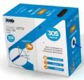 Cabo de Rede Proeletronic Lan Cat 5 Azul CFTV Etc.por Metro