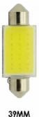 Lampada Torpedo 6 LED'S 5050 39mm Branca Unitario